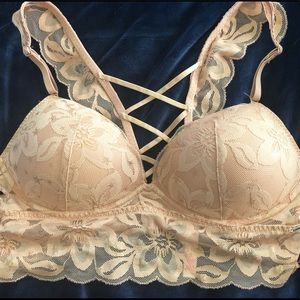 💕 VS/PINK Push-Up Bralette, Size M, - LIKE NEW